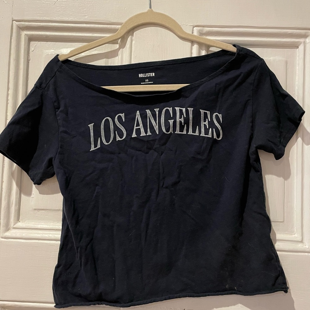 Hollister Navy Los Angeles T-shirt